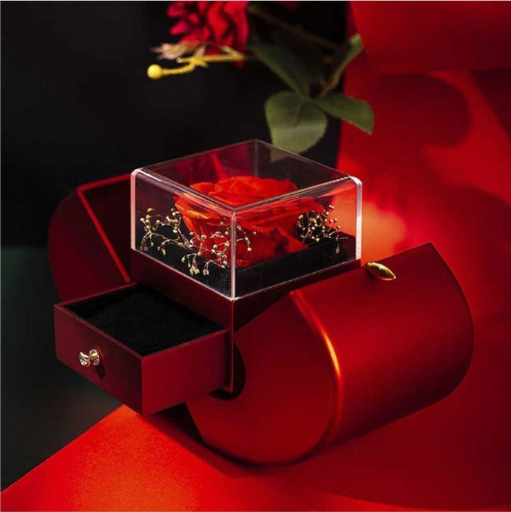 Fashion Jewelry Box with Eternal Rose Necklace - Gamo