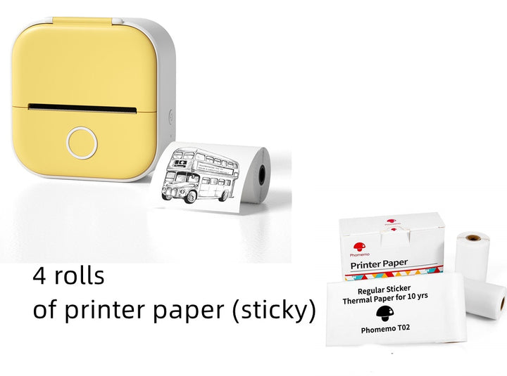 Portable Mini Thermal Label Printer - Gamo