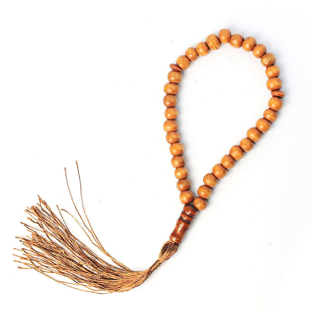 "Modische einfache muslimische Gebetsperlen – Elegante und tragbare Tasbih für das tägliche Dhikr, islamischer Rosenkranz mit glatten Perlen, perfekt für Ramadan, Eid und spirituelle Geschenke."