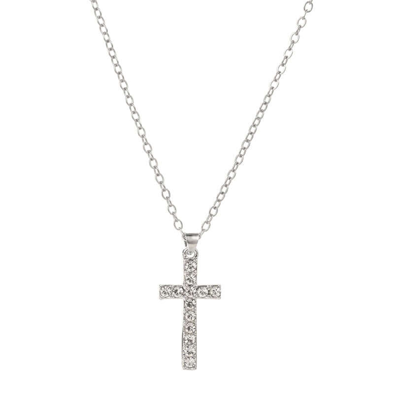 "Jesus Kreuz Halskette – Klassischer und inspirierender christlicher Schmuck für Damen und Herren, aus Edelstahl/Premium-Material, perfekt für den Alltag, religiöse Geschenke, Taufen und besondere Anlässe."