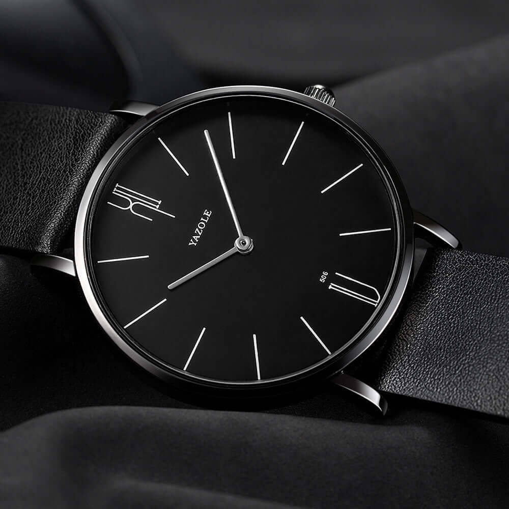 "Einfache Herren wasserdichte Quarzuhr – Minimalistische und stilvolle Armbanduhr mit wasserfestem Design, langlebigem und präzisem Uhrwerk, perfekt für den Alltag, Business und Freizeit."