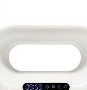 3-in-1 LED-Nachtlicht: Smarte RGB-Lampe mit Wecker und Wireless Charger - Gamo