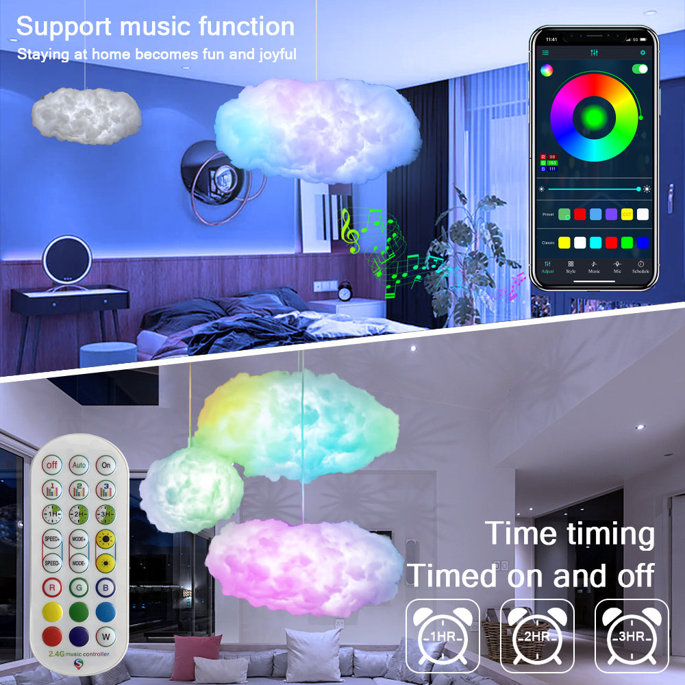 USB Cloud Light: Musik-Synchronisation und 3D RGBIC