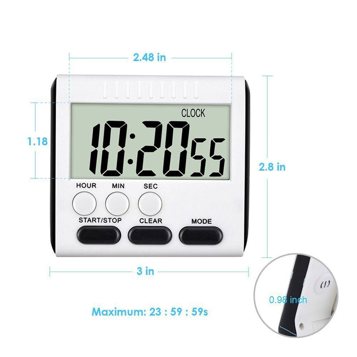 Multifunction LCD Digital Kitchen Cooking Timer - Gamo